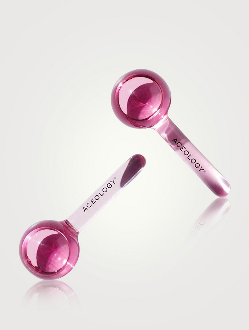 ACEOLOGY Outils de massage facial cryogéniques Ice Globe en rose Femmes Rose