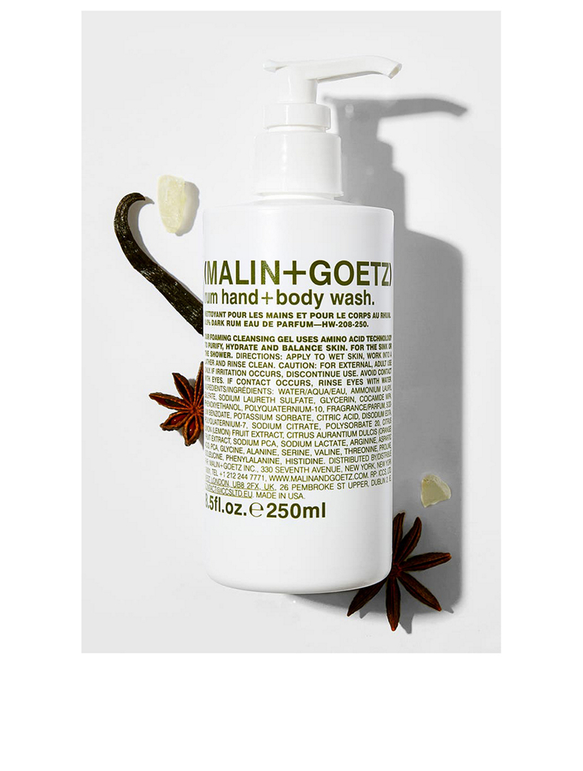 rum hand and body wash