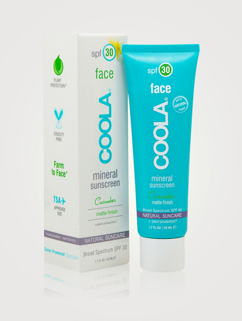 Coola Face Spf 30 Mineral Sunscreen Cucumber Matte Holt Renfrew