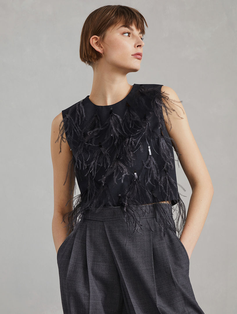 Tropical Luxury Wool Top
