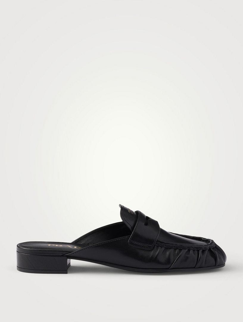 PRADA Leather Mules | Holt Renfrew