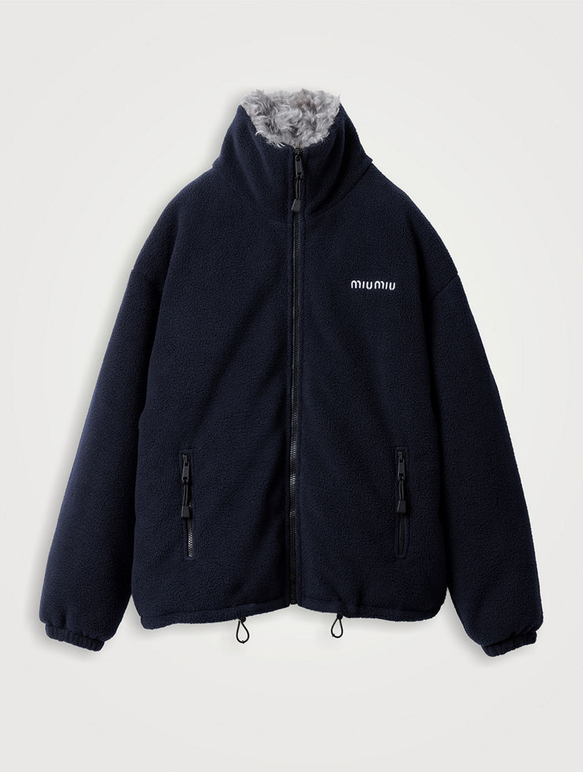 MIU MIU Fleece Down Jacket | Holt Renfrew