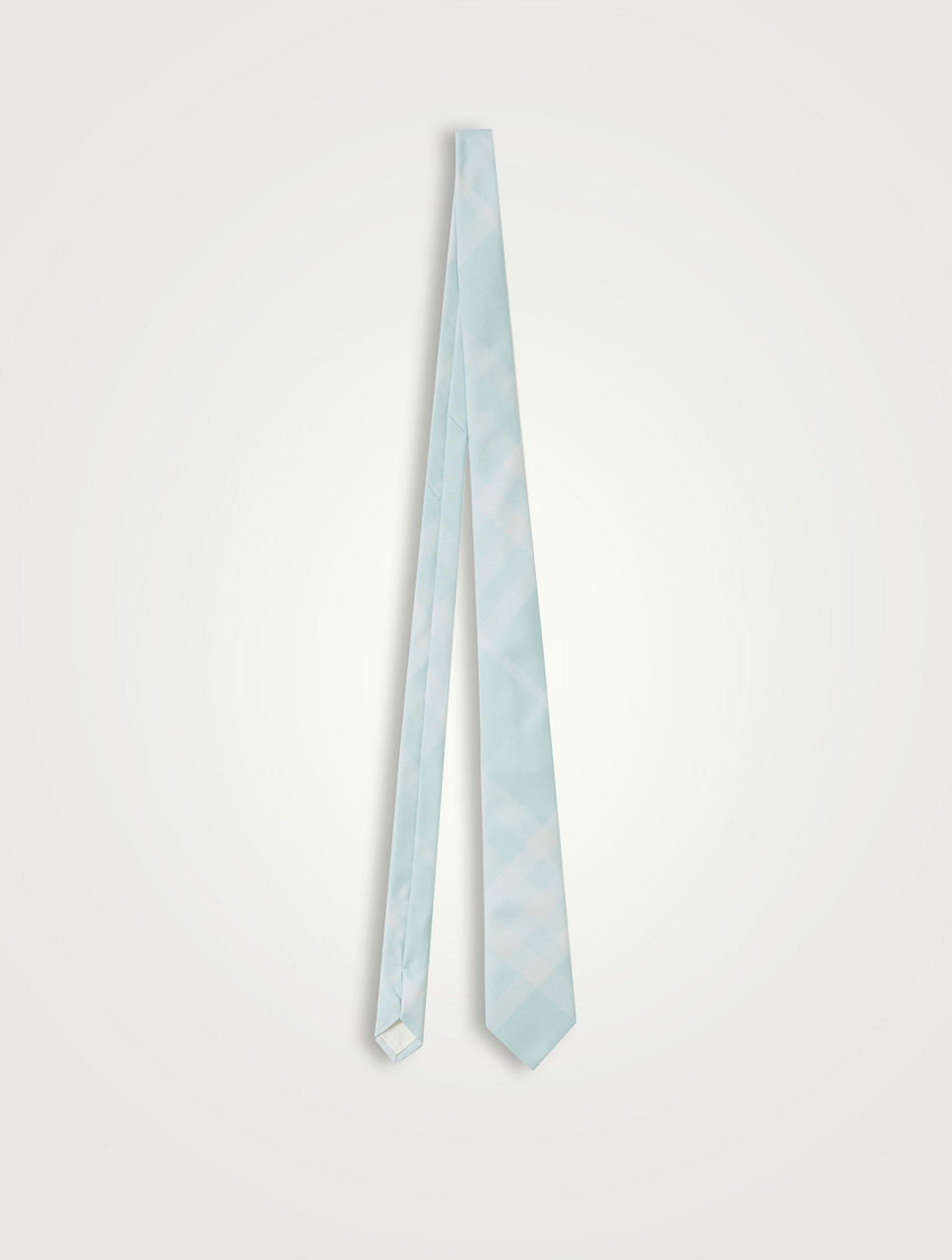 Burberry Blue Silk Monogram Classic Cut Tie Burberry