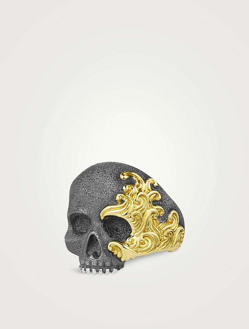 Yurman skull clearance ring