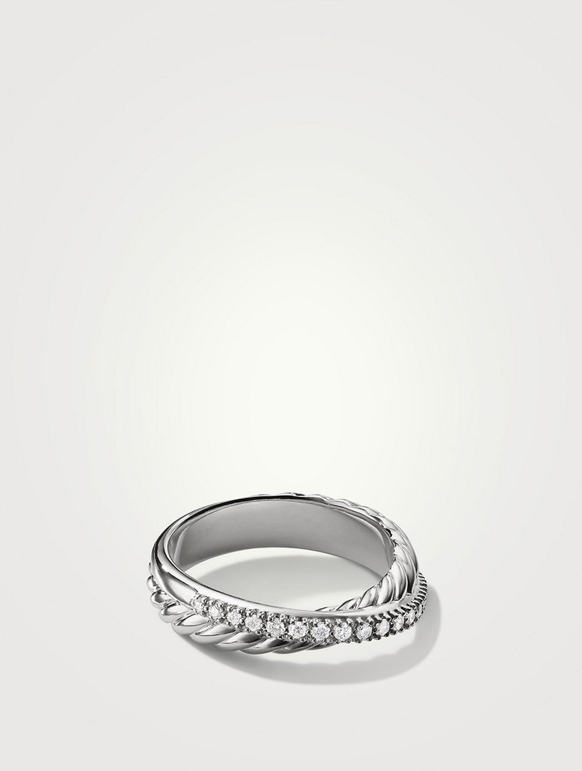 Dy crossover engagement on sale ring