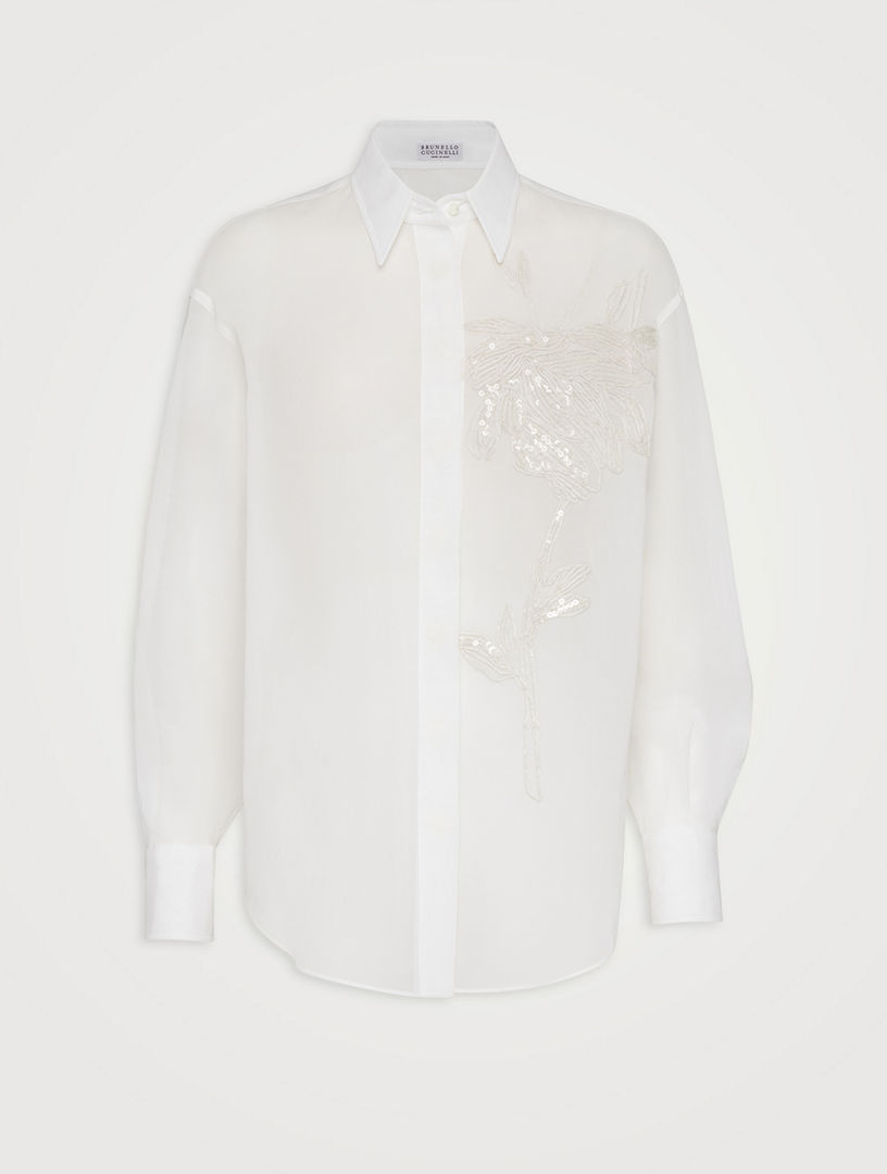 Shirt With Embroidery