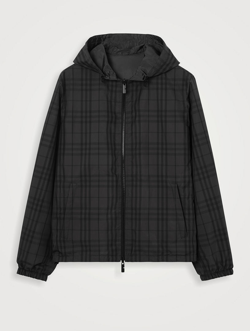 BURBERRY Reversible Check Newport Hooded Jacket | Holt Renfrew
