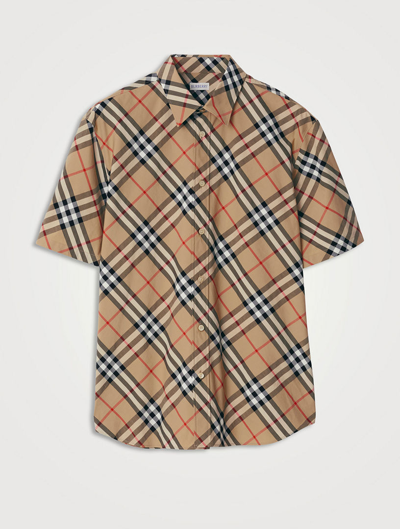 Regular Fit Check Cotton Shirt