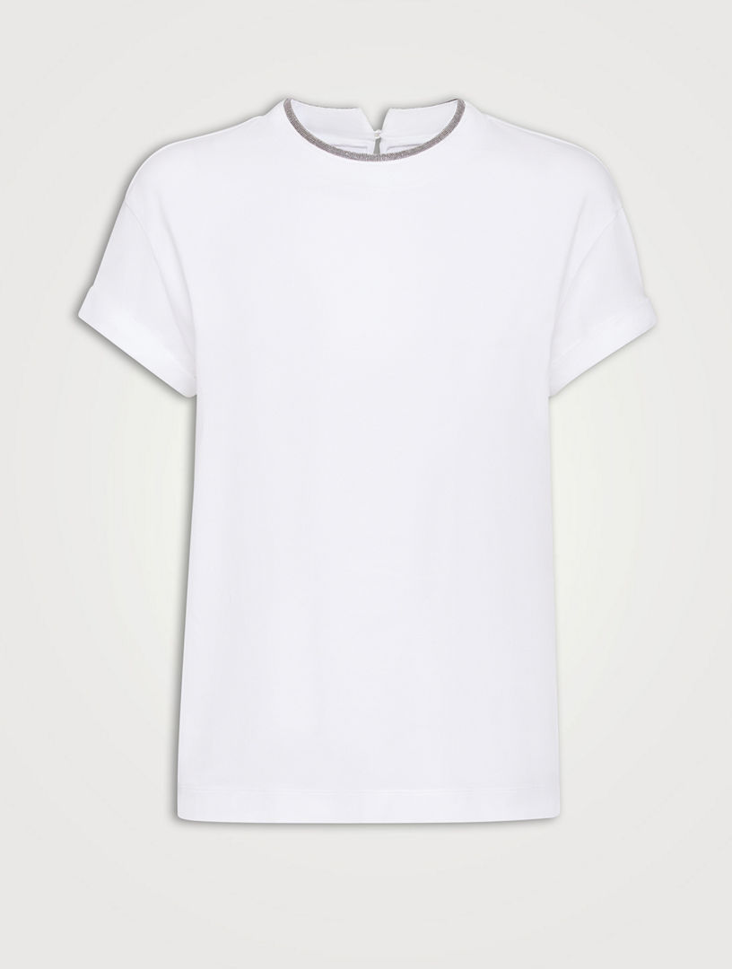 BRUNELLO CUCINELLI Cotton Jersey T-shirt | Holt Renfrew