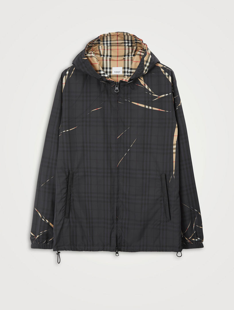 Hooded hotsell burberry jacket