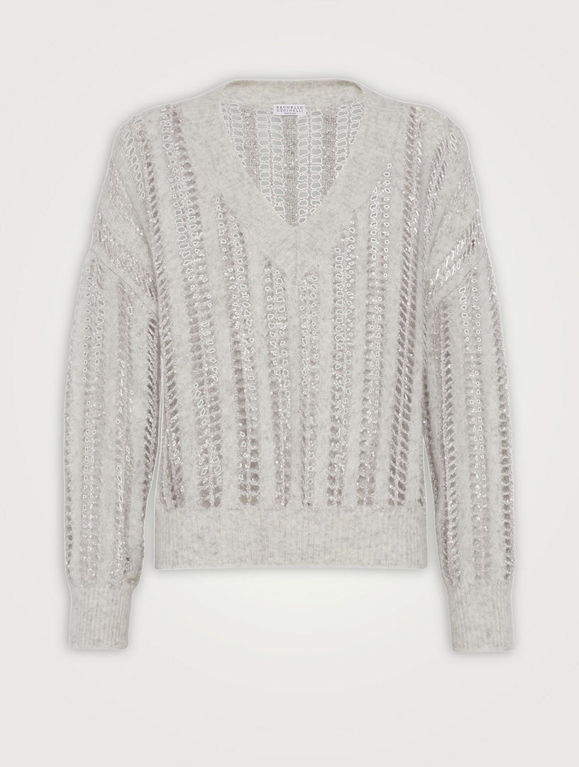 Dazzling Net Sweater