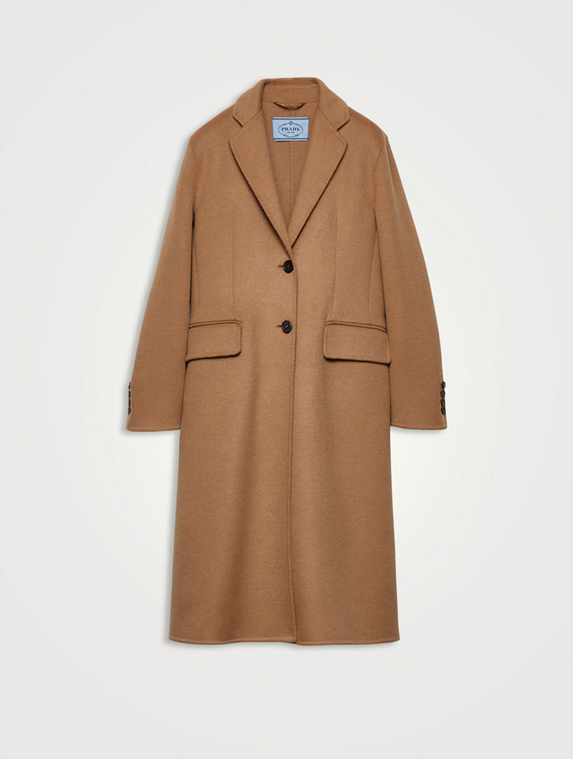 【プラダ・PRADA】Single-breasted cashgora coat PRADA Single-breasted Cashgora Coat | Holt Renfrew