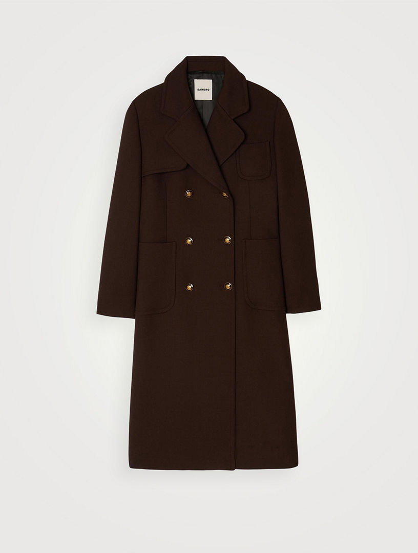 Long Double-breasted Coat