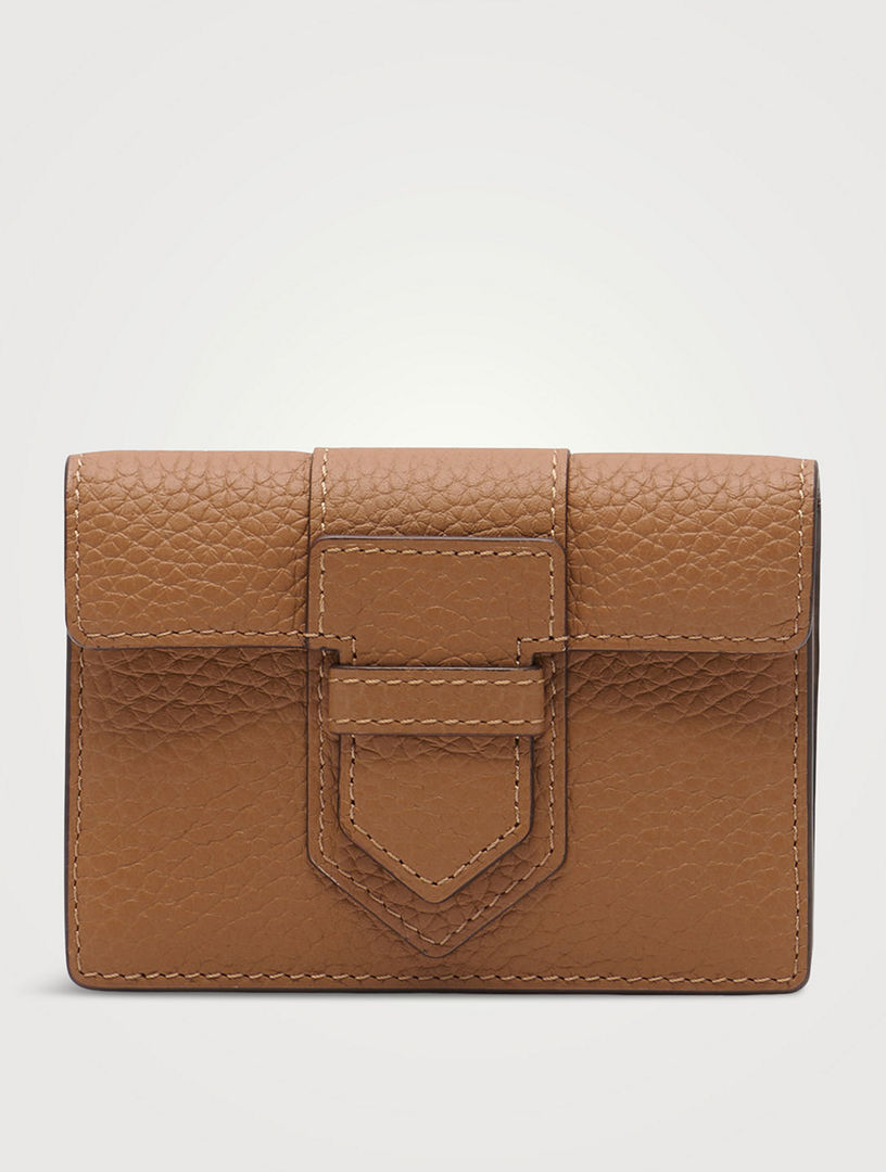 [DELVAUX] デルヴォー / Presse Card Holder Taurillon Soft DELVAUX Presse Card Holder Taurillon Soft | Holt Renfrew