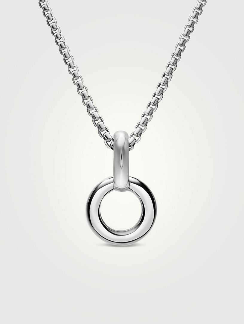 DAVID YURMAN Amulet Holder In Sterling Silver, 20.3mm | Holt Renfrew