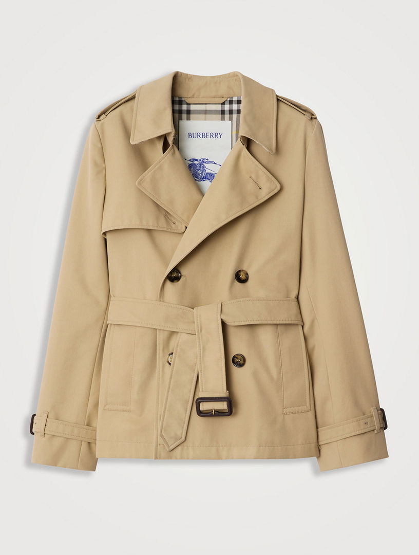BURBERRY Cotton Blend Trench Jacket | Holt Renfrew