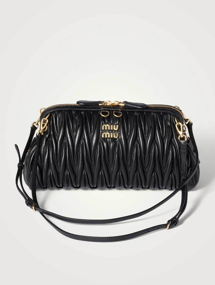 MIU MIU Caprice Matelassé Nappa Leather Clutch | Holt Renfrew