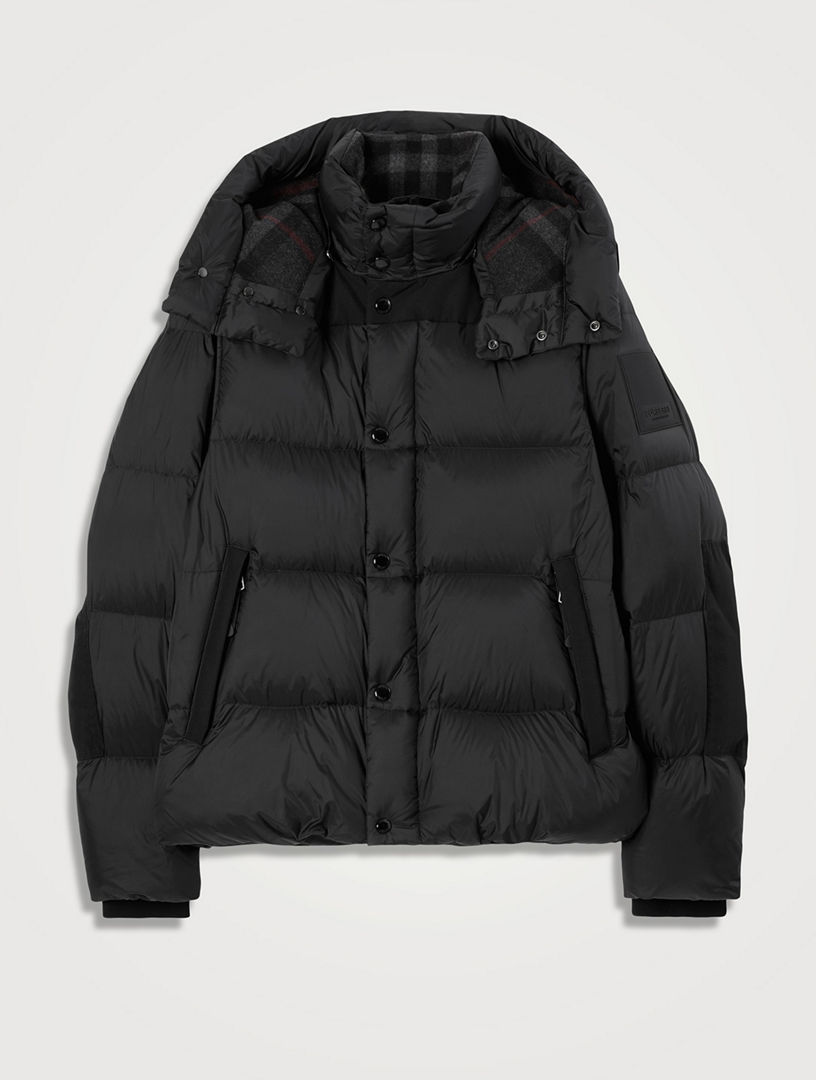 Detachable Sleeve Nylon Puffer Jacket