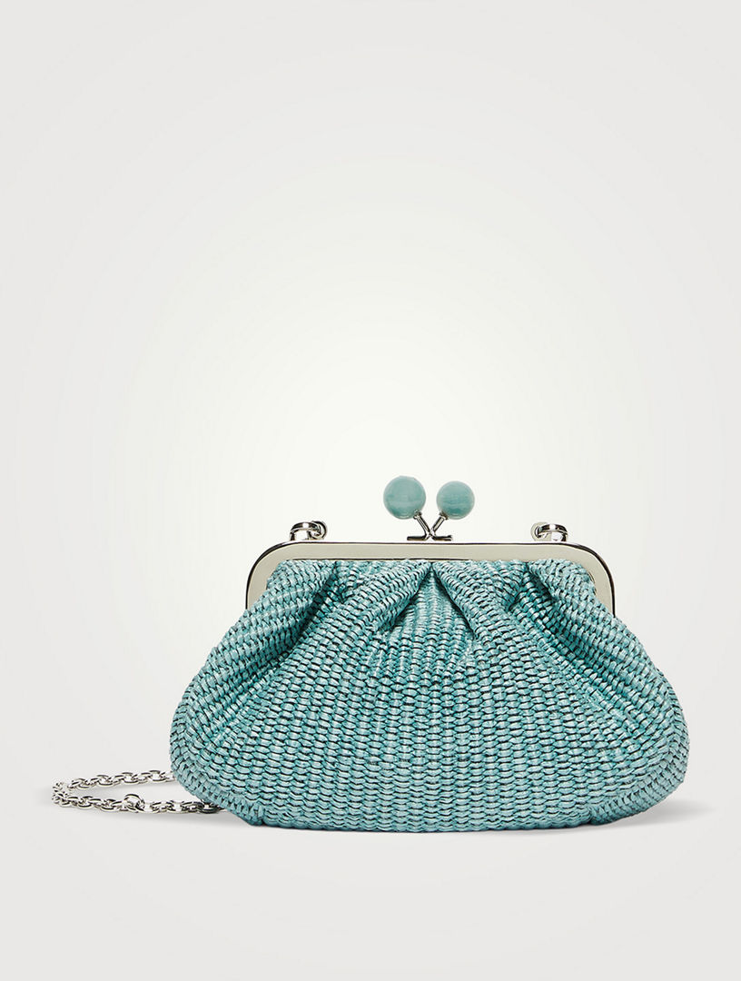WEEKEND MAX MARA Small Raffia-effect Pasticcino Bag | Holt Renfrew