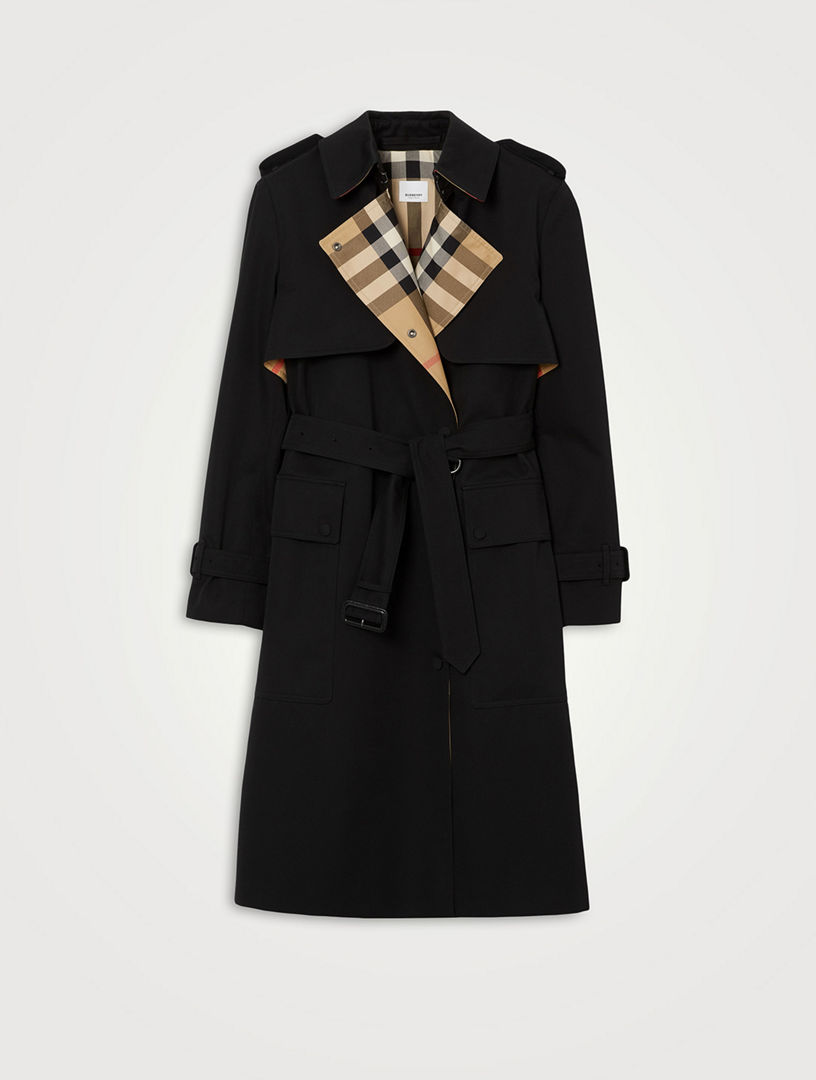 Burberry deals trench black