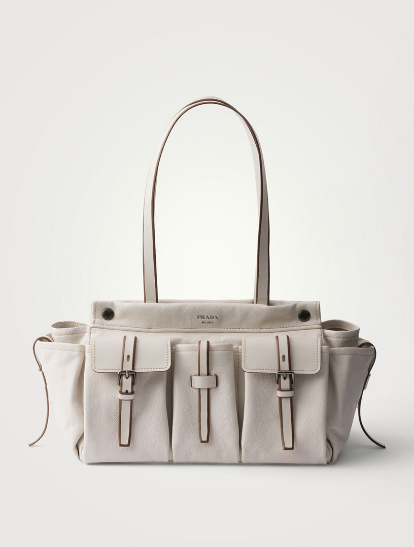 PRADA Prada Route Large Leather Tote Bag | Holt Renfrew
