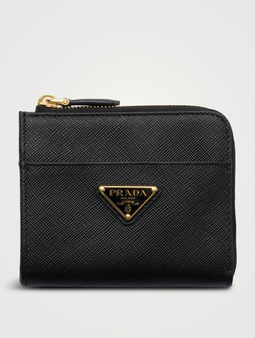 PRADA Small Saffiano Leather Zipper Wallet | Holt Renfrew