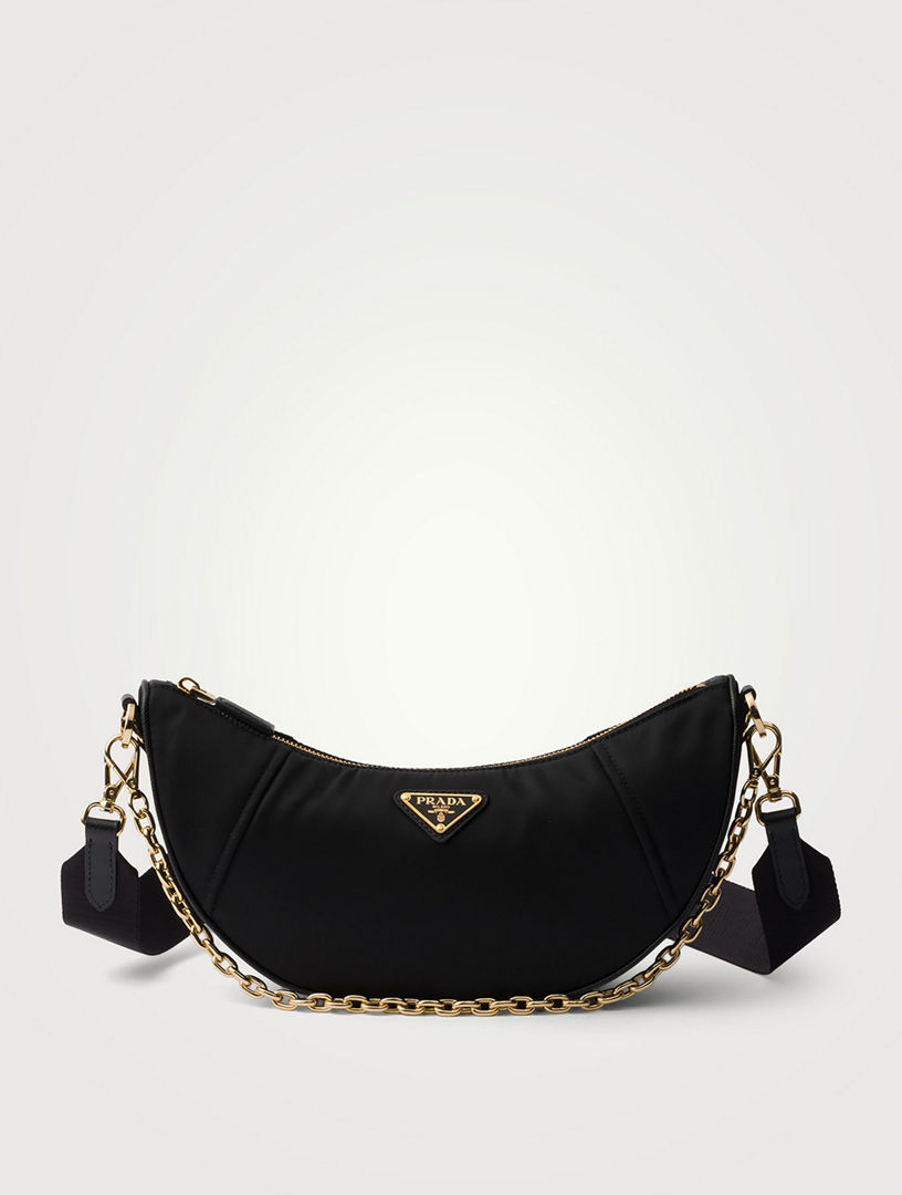 PRADA Prada Demi-lune Re-nylon Shoulder Bag | Holt Renfrew