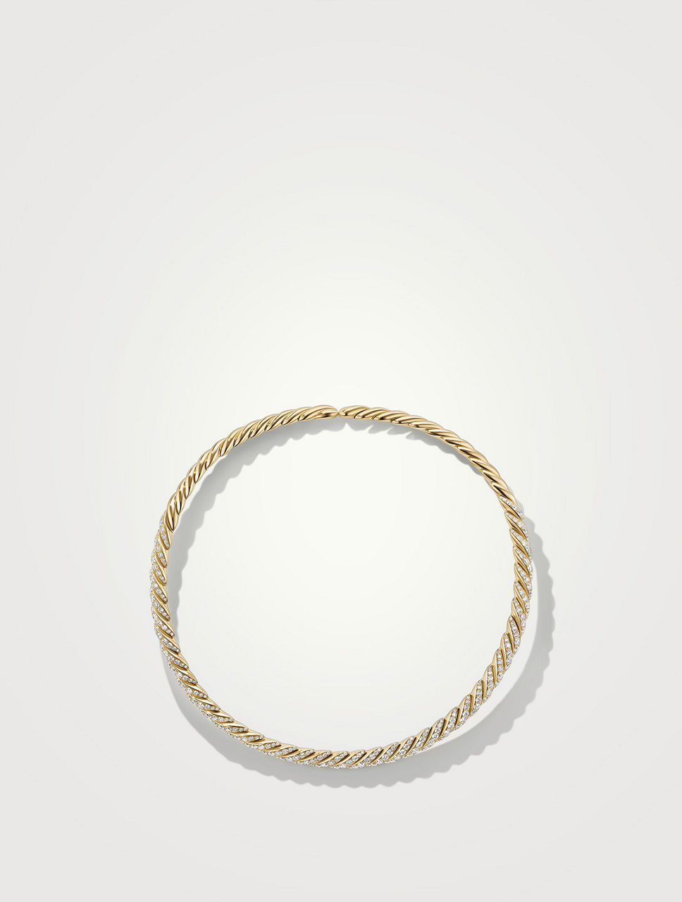 Pavéflex Necklace In 18k Gold With Diamonds