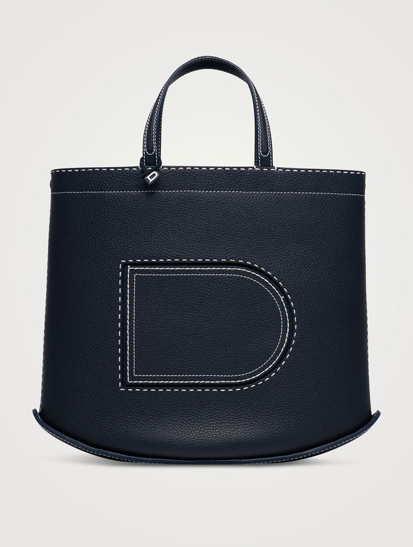 DELVAUX Pin Cabas Taurillon Soft Surpique Box Holt Renfrew