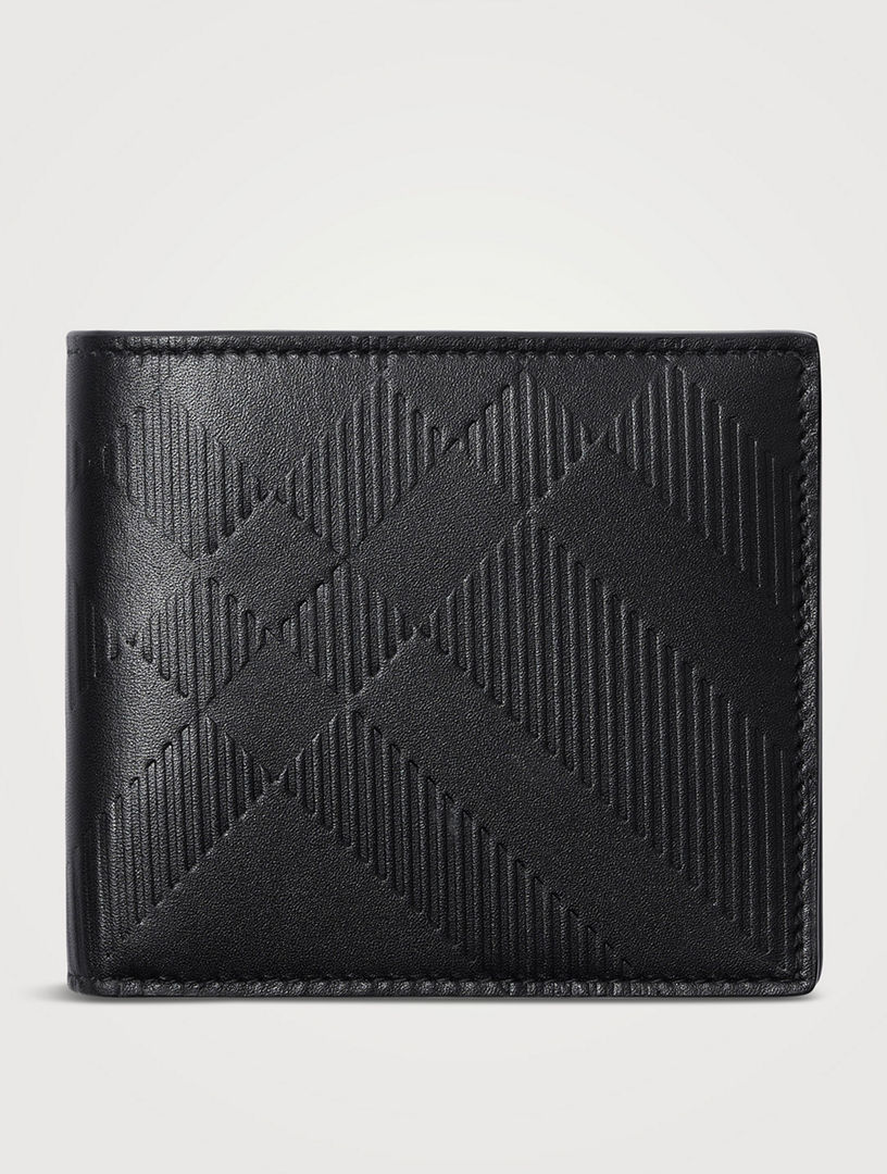 BURBERRY Check Bifold Wallet | Holt Renfrew