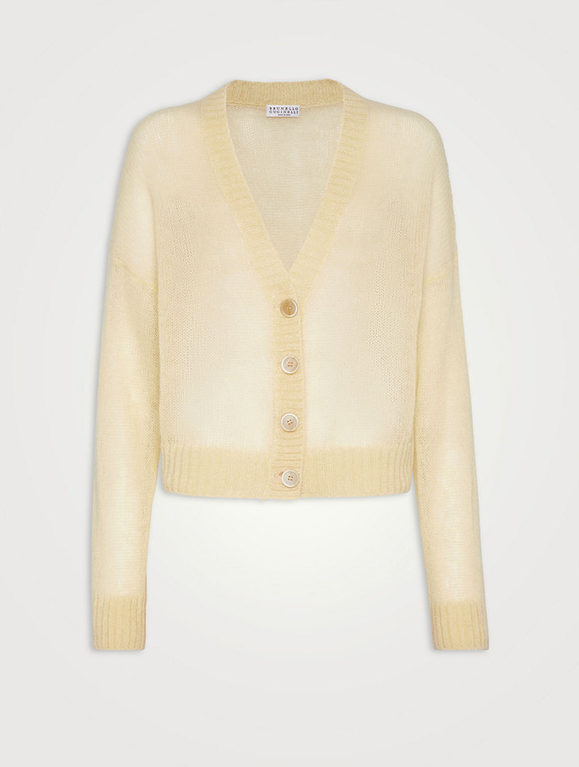 Mohair And Wool Cardigan