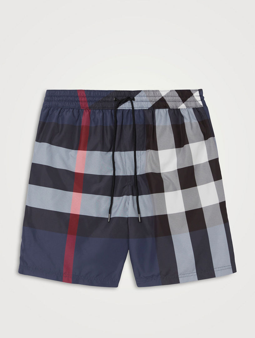 EKD Monogram Swim Shorts in Navy | Burberry® Official