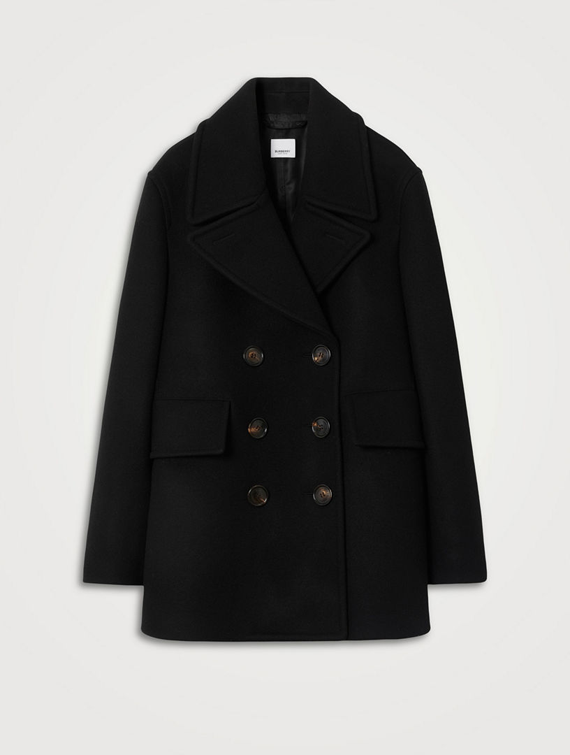 Burberry wool pea coat online