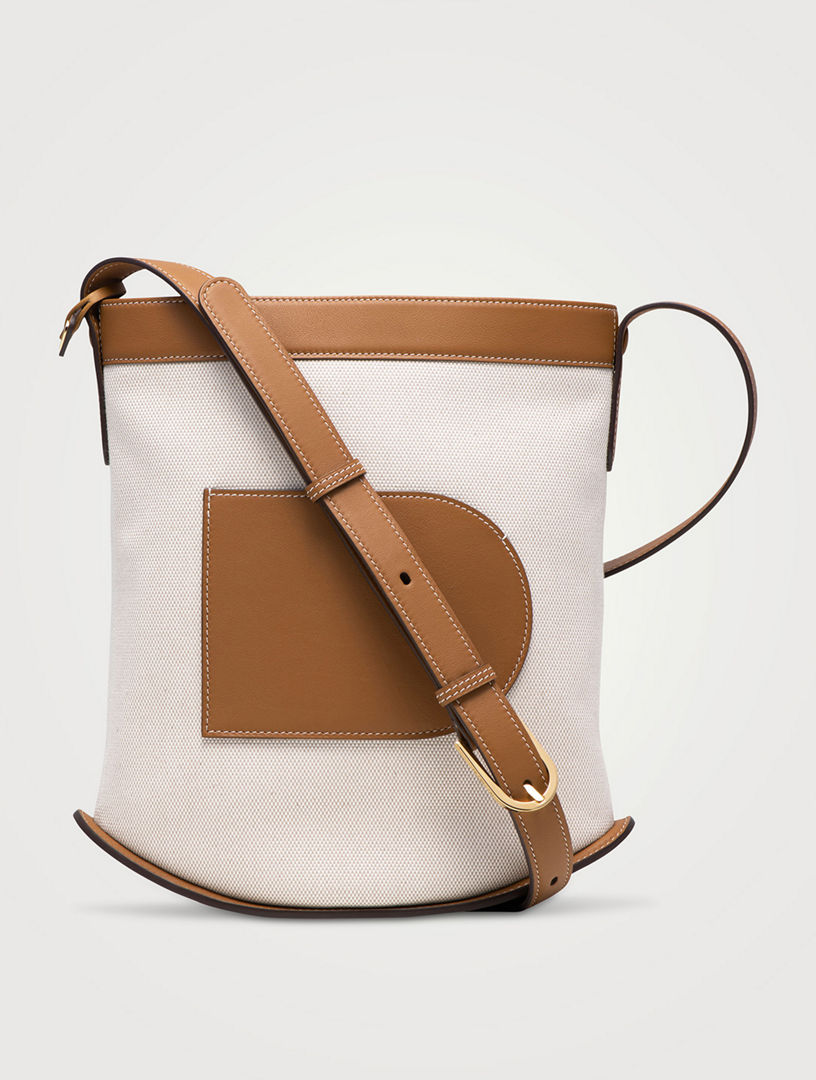 DELVAUX Pin Daily Canvas Calf Trim | Holt Renfrew