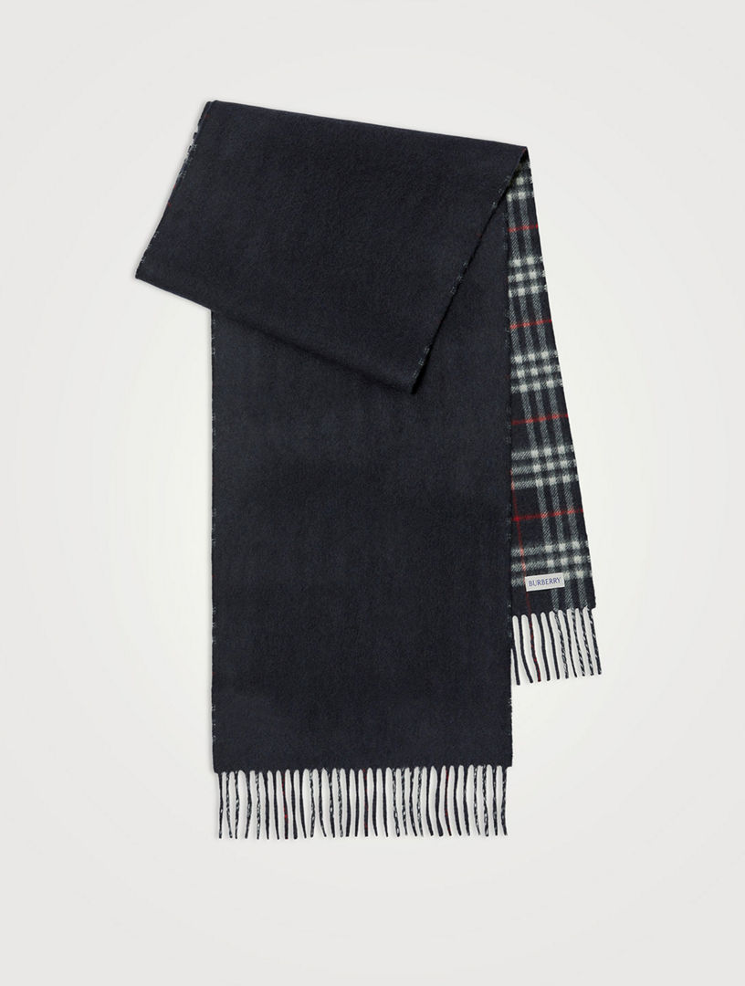 Burberry black cashmere clearance scarf