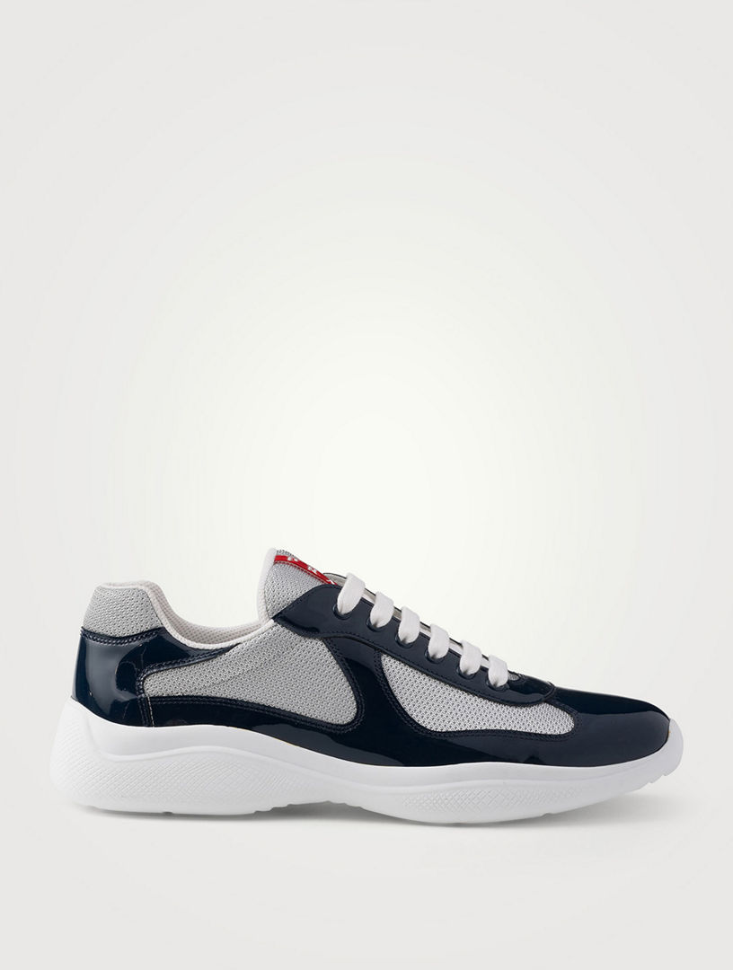 PRADA Patent Leather And Technical Fabric Prada America's Cup
