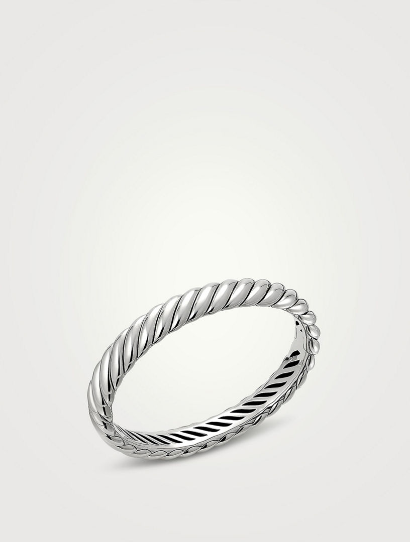 Sculpted Cable Bracelet Sterling Silver