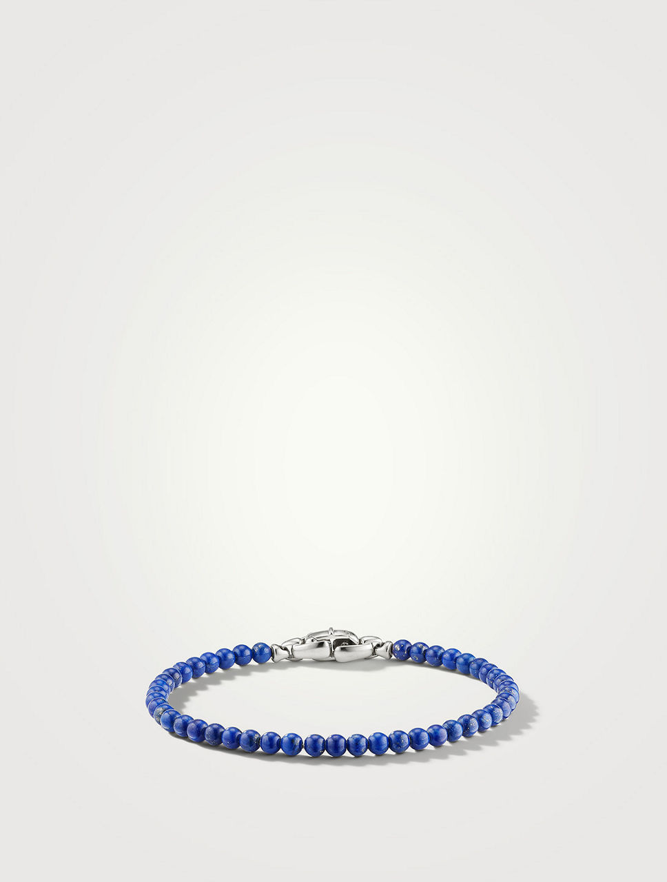 Spiritual Beads Bracelet Sterling Silver With Lapis