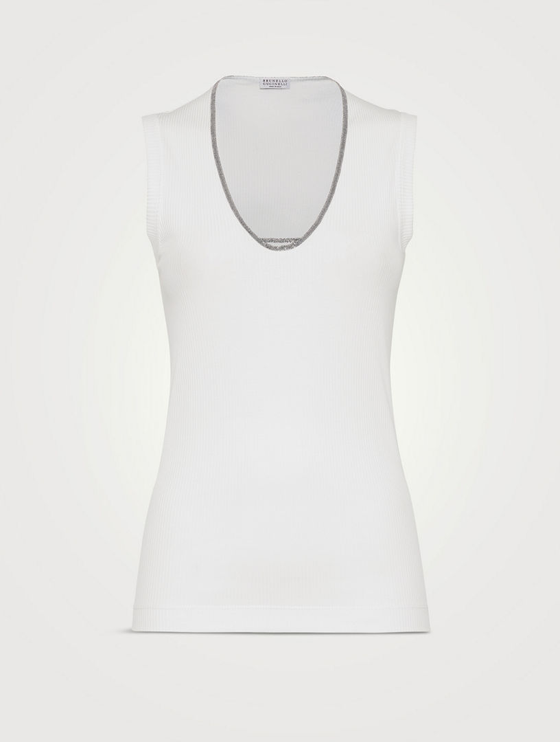 Ribbed Jersey Top