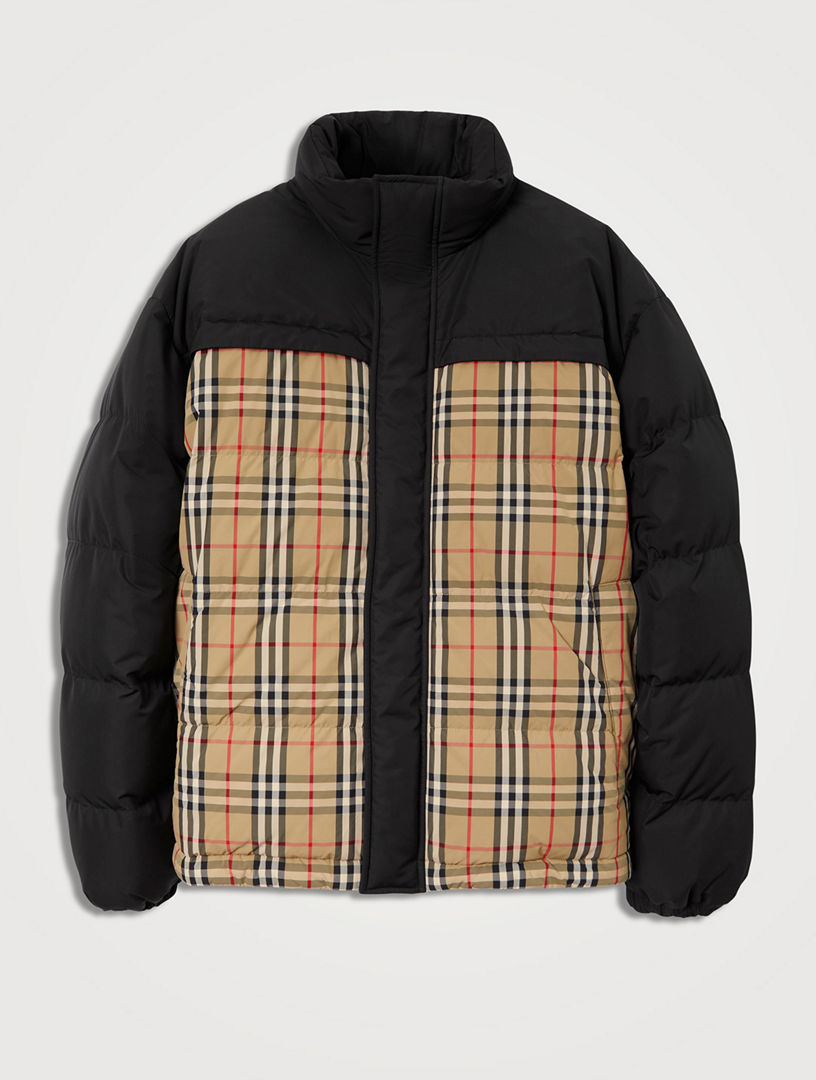 BURBERRY Reversible Check Puffer Jacket | Holt Renfrew