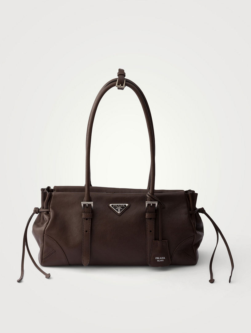 PRADA Prada Bonnie Medium Antiqued Leather Tote Bag | Holt Renfrew