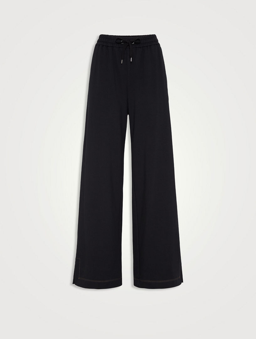 Fiorucci SPORT WIDE LEG JOGGERS - Tracksuit bottoms - black/blue