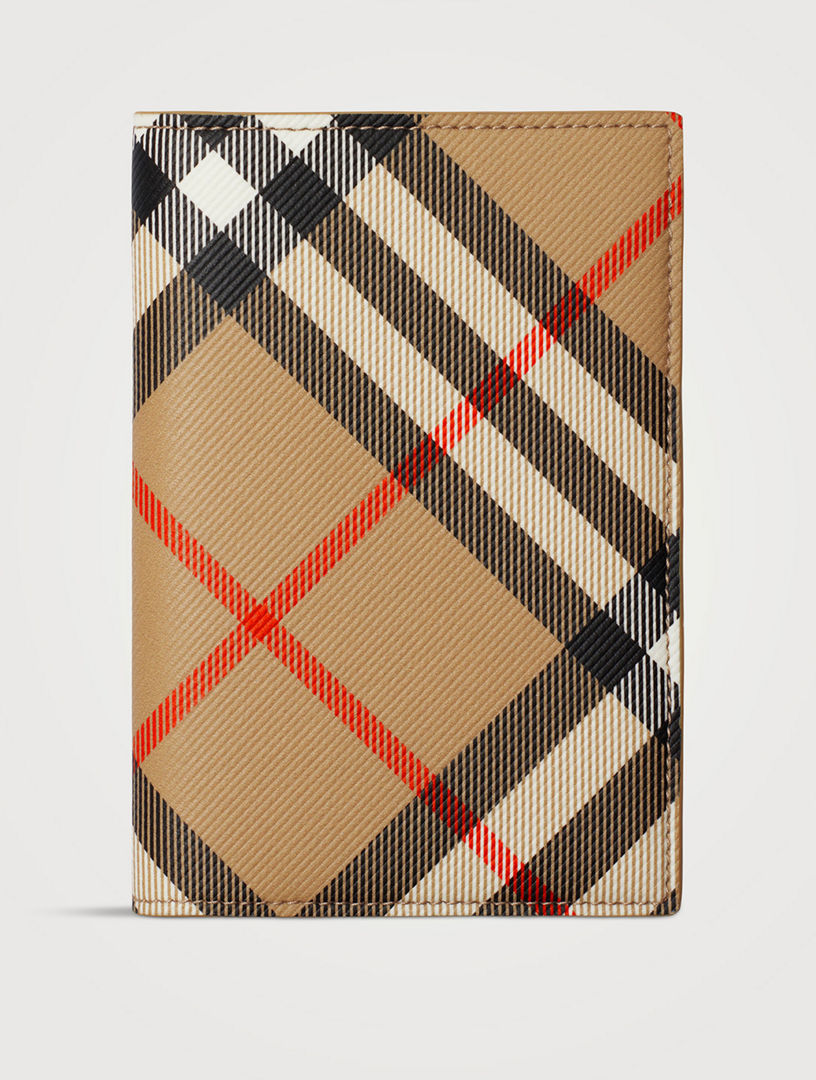 Burberry passport wallet clearance