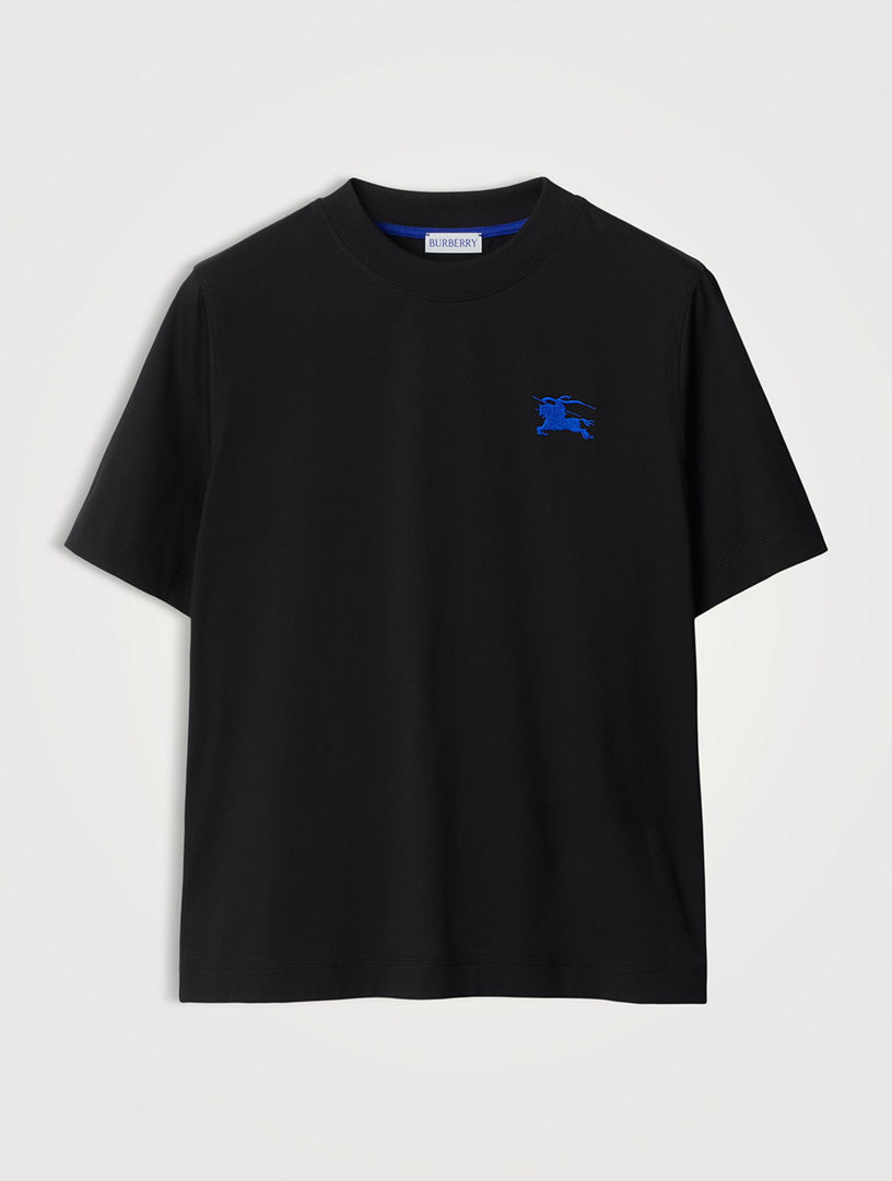 BURBERRY ブラック Tシャツ BURBERRY バーバリー クルーネックTシャツ ブラック メンズ