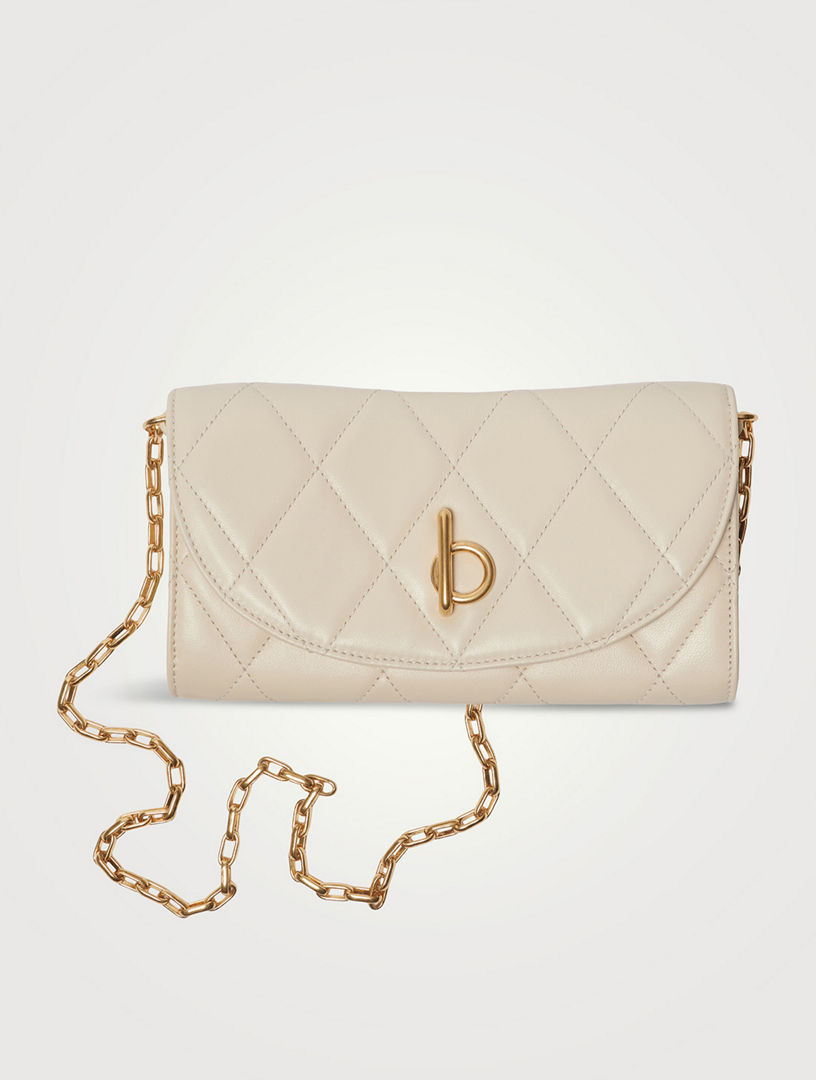 【BURBERRY】ROCKING WALLET Rocking Horse Wallet in Black - Women, Leather | Burberry