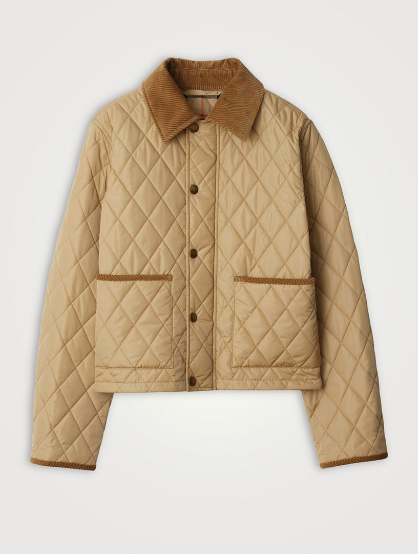 BURBERRY Veste courte matelassée en nylon Holt Renfrew