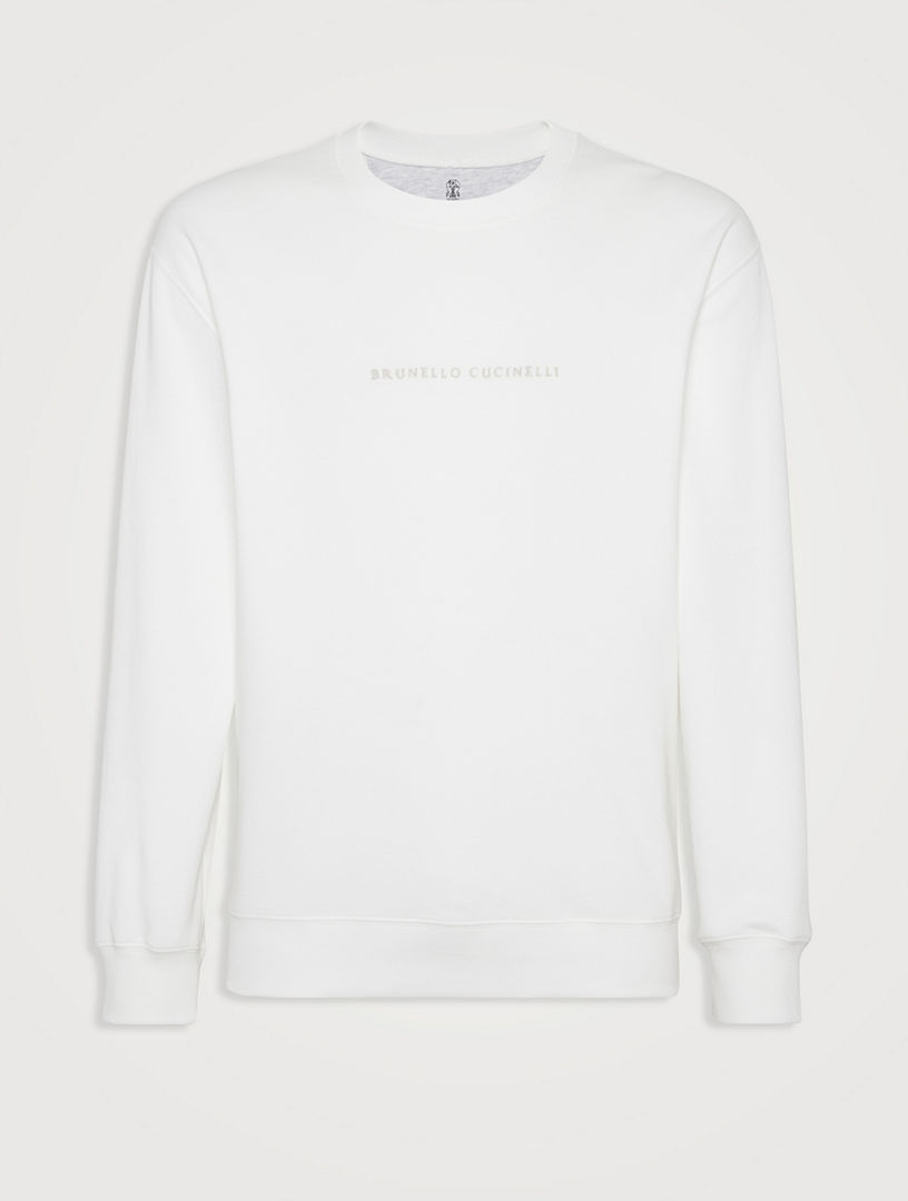 Check EKD Cotton Sweatshirt in Soft fawn - Men