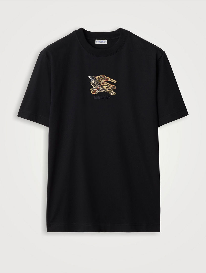 BURBERRY｜ (EKD Cotton T-shirt (8104709)) BURBERRY｜ (EKD Cotton T-shirt (8104709))
