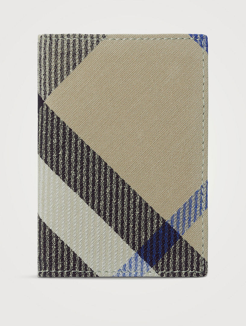 Check Folding Card Case