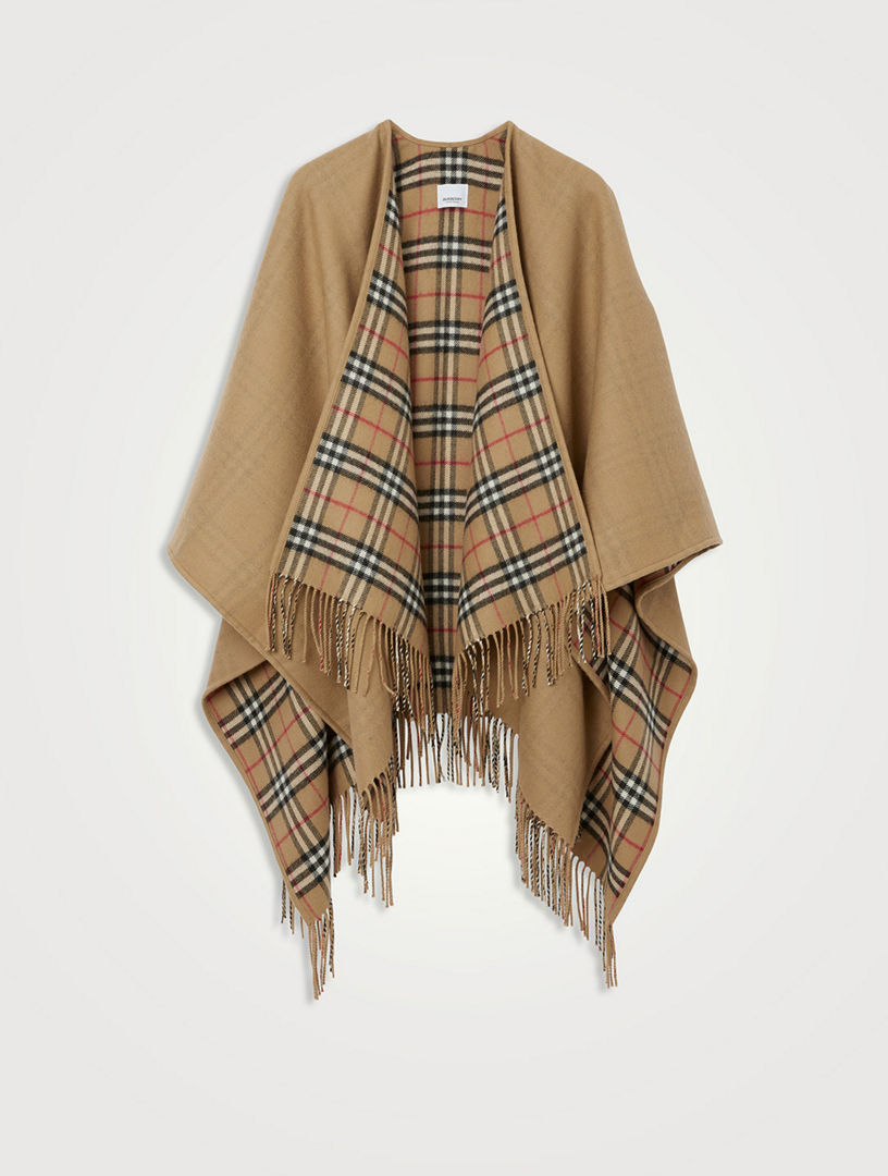 THEORY Scarf Coat in Double-Face Soft Wool-Cashmere 40 Long Black/Camel M  $895